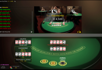caribbean poker kazanmak