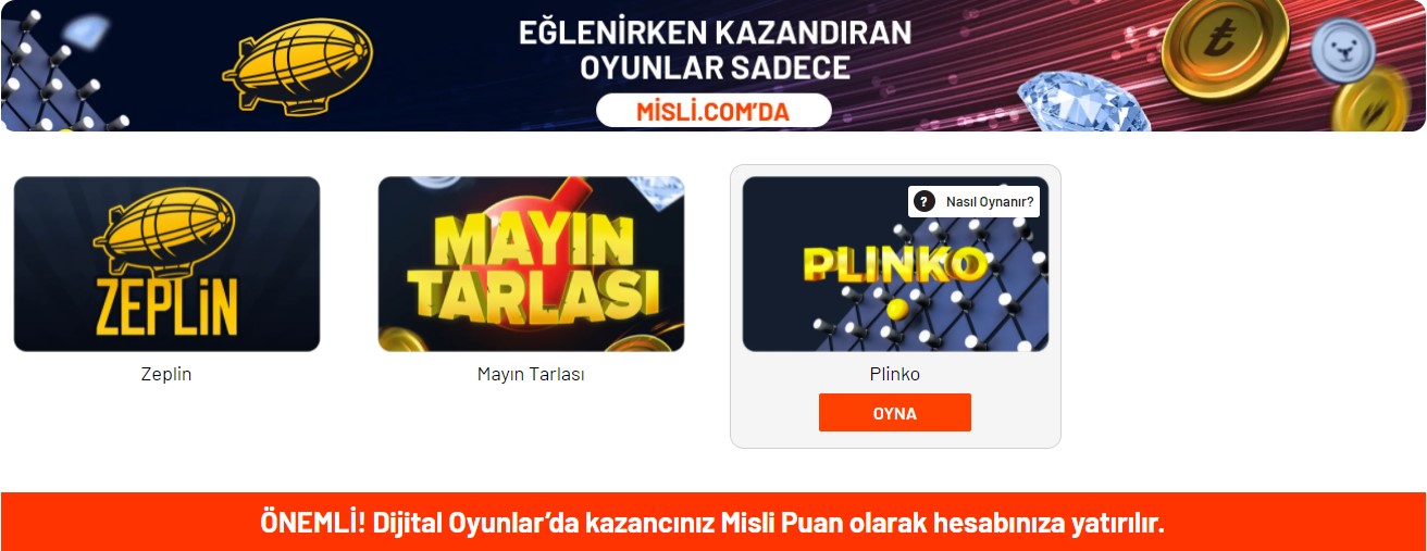 Misli Plinko Oyunu