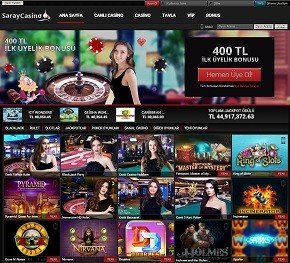 Saray Casino Screenshot